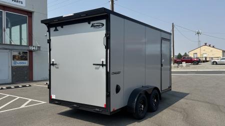 New 2027 Formula Trailers 7 x 14 Conquest SE Flat Top Sloped V-nose 7k Cargo / Enclosed Trailer