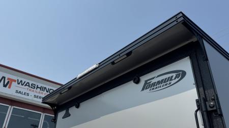 New 2027 Formula Trailers 7 x 14 Conquest SE Flat Top Sloped V-nose 7k Cargo / Enclosed Trailer