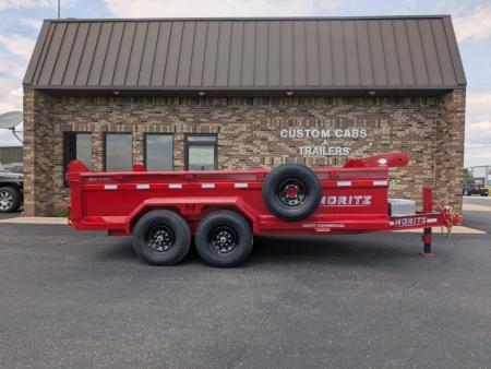 New 2027 Moritz International 6'10 x14' 14K Dump Trailer