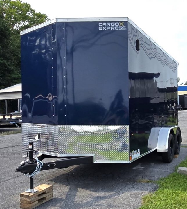 New 2027 Cargo Express 7X14 Cargo / Enclosed Trailer W/7FT INT HT