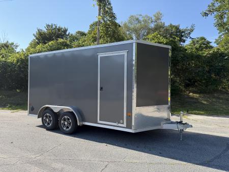 Used 2023 ALCOM 7.5x14 Cargo / Enclosed Trailer