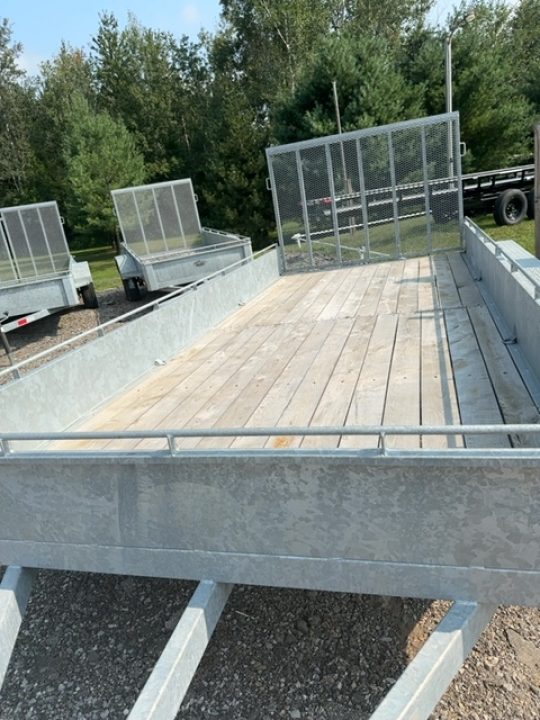 New 2026 BearCo Trailers 80X16 Utility GalvanizedTrailer