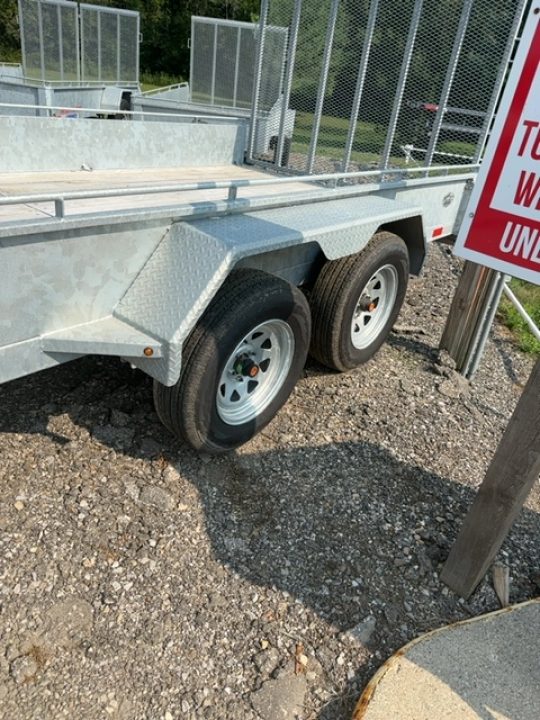New 2026 BearCo Trailers 80X16 Utility GalvanizedTrailer