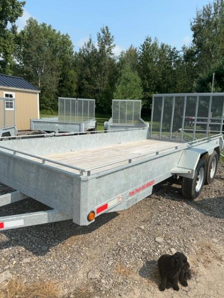 New 2026 BearCo Trailers 80X16 Utility GalvanizedTrailer