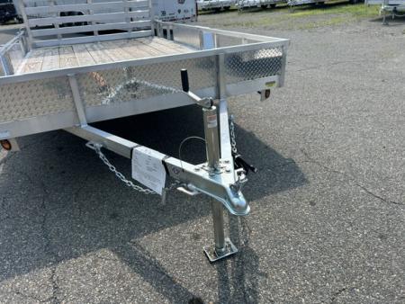 New 2026 Quality Steel and Aluminum 7X12 Single Axle, Aluminum Frame, Wood Deck Utility Trailer