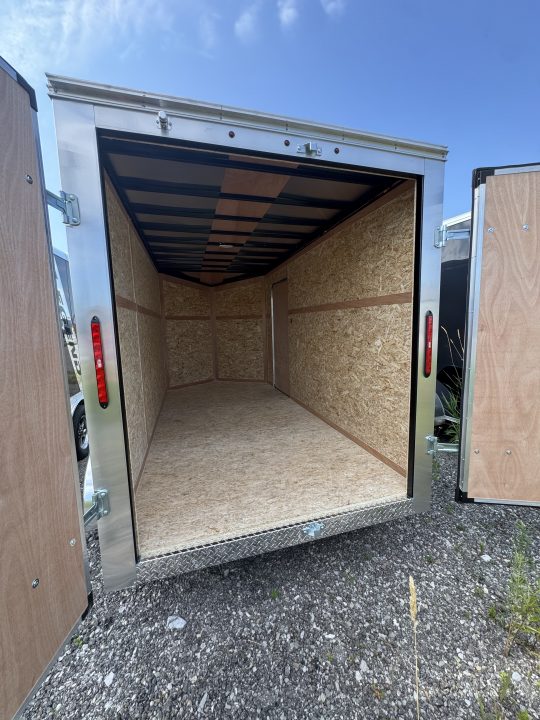 New 2026 6X12 Tandem Axle Contractor series trailer with v-nose