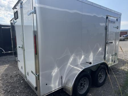 New 2026 6X12 Tandem Axle Contractor series trailer with v-nose