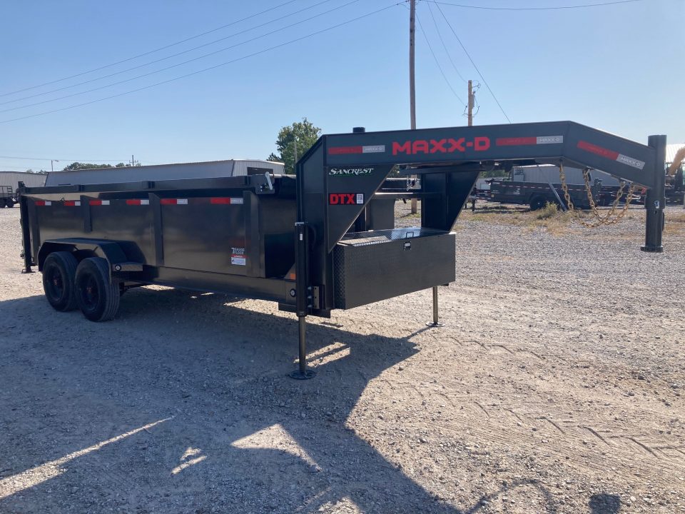 New 2027 MAXX-D 83X16 TANDEM 18K GN TELESCOPIC DUMP W/ 3' SIDES, HYDROJACK & SLIDE IN RAMPS Dump Trailer