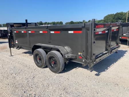 New 2027 MAXX-D 83X16 TANDEM 18K GN TELESCOPIC DUMP W/ 3' SIDES, HYDROJACK & SLIDE IN RAMPS Dump Trailer