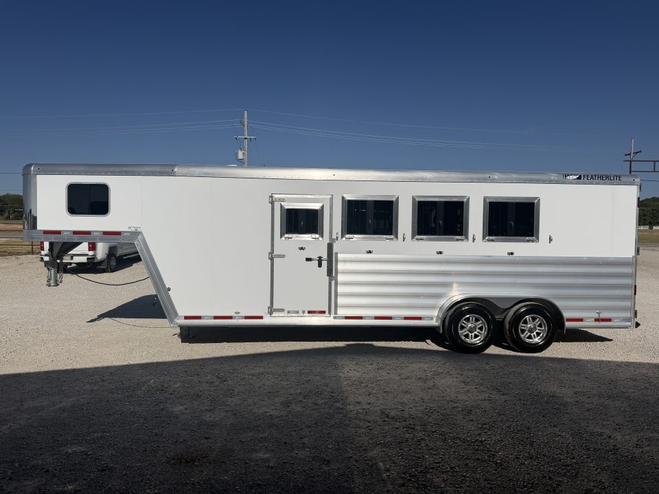 New 2026 Featherlite 4 Horse Gooseneck Premier Tack Horse Trailer