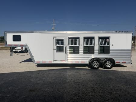 New 2026 Featherlite 4 Horse Gooseneck Premier Tack Horse Trailer