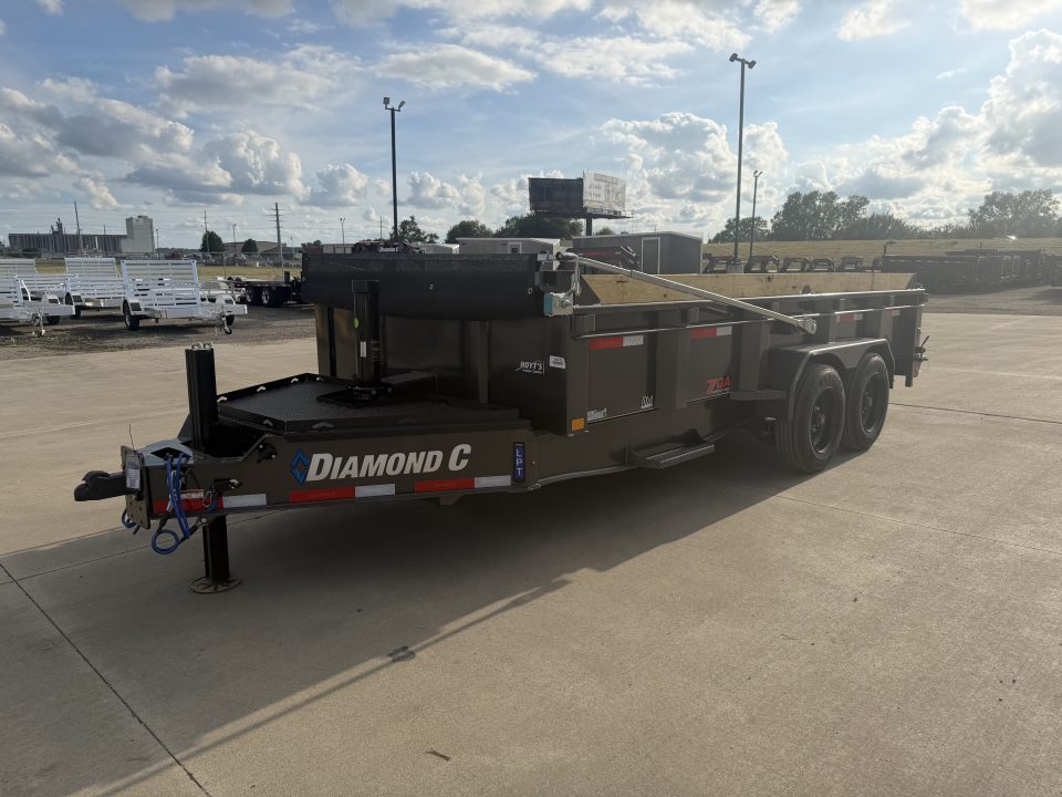 New 2027 Diamond C 81 X 16 LPT208 Dump Trailer