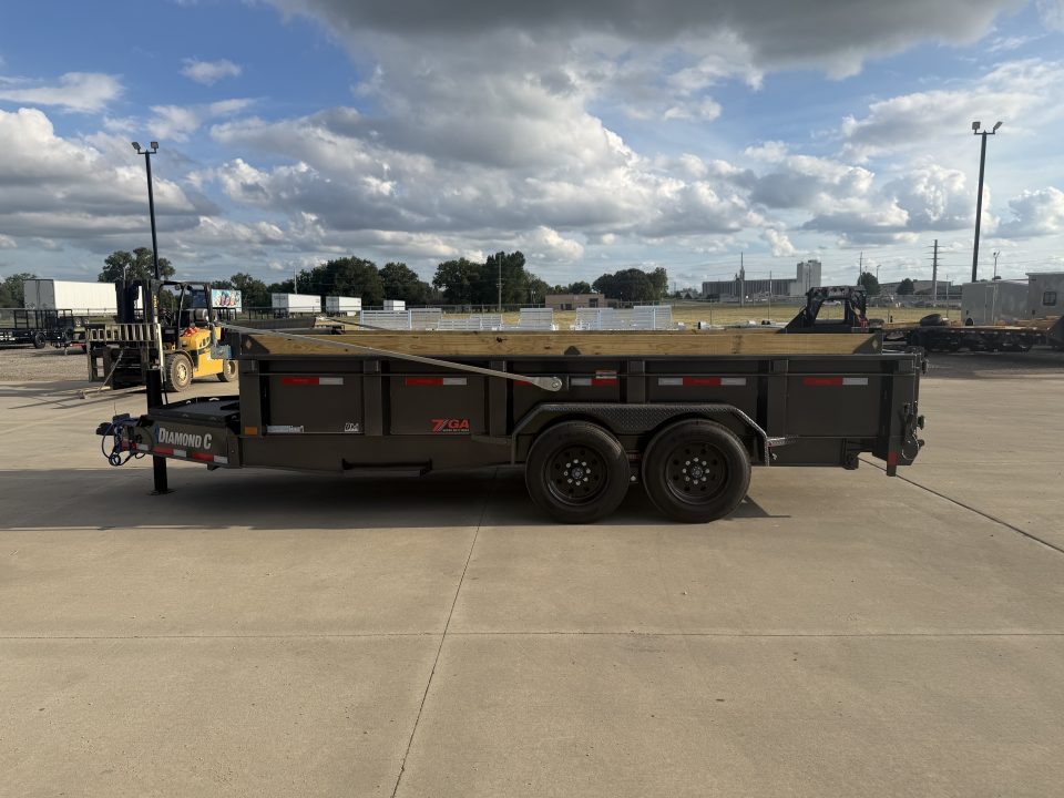 New 2027 Diamond C 81 X 16 LPT208 Dump Trailer