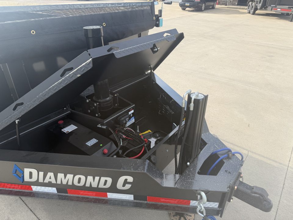 New 2027 Diamond C 81 X 16 LPT208 Dump Trailer