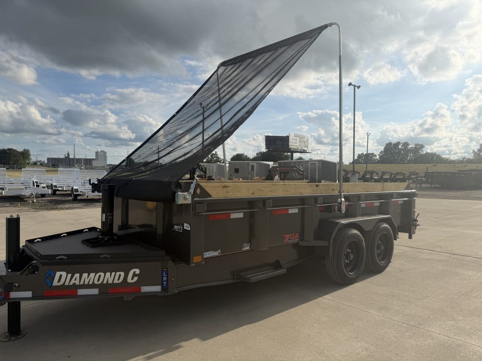 New 2027 Diamond C 81 X 16 LPT208 Dump Trailer
