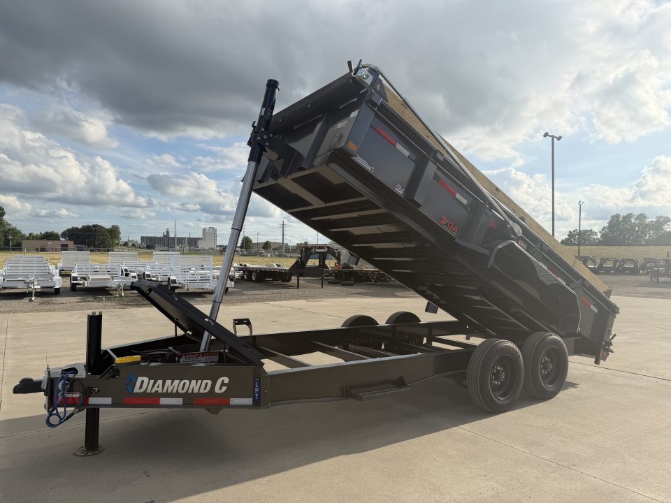 New 2027 Diamond C 81 X 16 LPT208 Dump Trailer