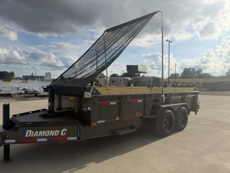 New 2027 Diamond C 81 X 16 LPT208 Dump Trailer