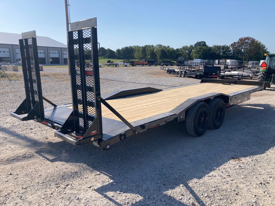 New 2027 MAXX-D 102X24 TANDEM 17.5K EQUIPMENT W/ 2' DOVE, STAND UP RAMPS & DRIVE OVER FENDERS Equipment Trailer