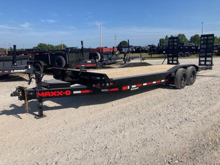 New 2027 MAXX-D 102X24 TANDEM 17.5K EQUIPMENT W/ 2' DOVE, STAND UP RAMPS & DRIVE OVER FENDERS Equipment Trailer