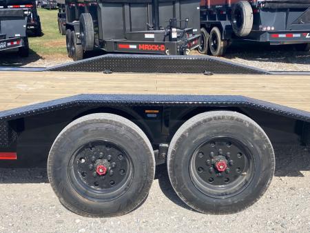 New 2027 MAXX-D 102X24 TANDEM 17.5K EQUIPMENT W/ 2' DOVE, STAND UP RAMPS & DRIVE OVER FENDERS Equipment Trailer