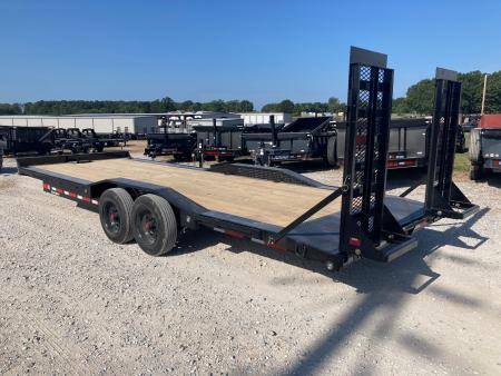 New 2027 MAXX-D 102X24 TANDEM 17.5K EQUIPMENT W/ 2' DOVE, STAND UP RAMPS & DRIVE OVER FENDERS Equipment Trailer