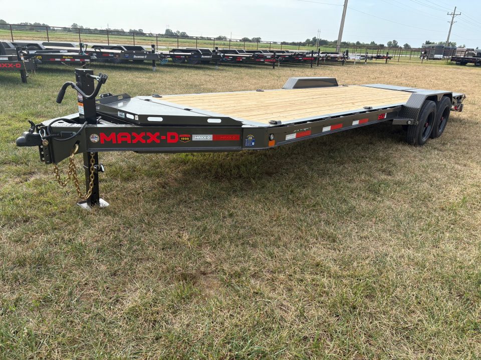 New 2027 MAXX-D 83x24 Tandem 17.5K Equipment Trailer W/ Mini-Max Ramps