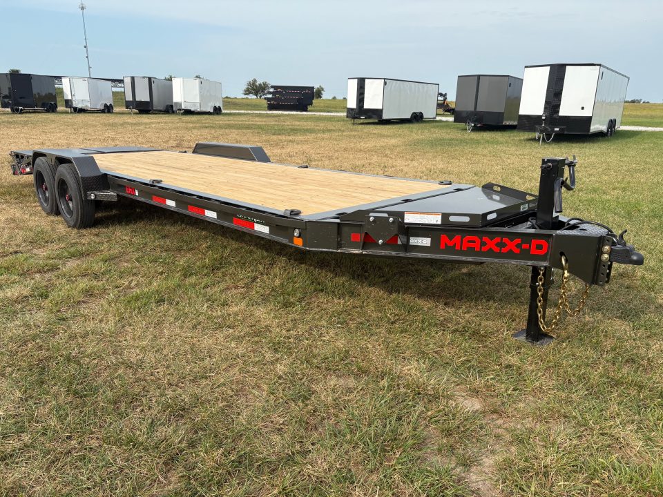 New 2027 MAXX-D 83x24 Tandem 17.5K Equipment Trailer W/ Mini-Max Ramps