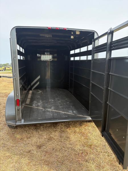New 2026 Calico Trailers 6x12 Tandem 7K Stock Trailer W/ Full Swing Back Gate