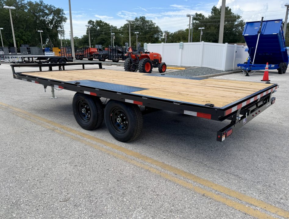 New 2026 Sure-Trac 8.5x16 10k Low Profile Deckover Flatbed Trailer