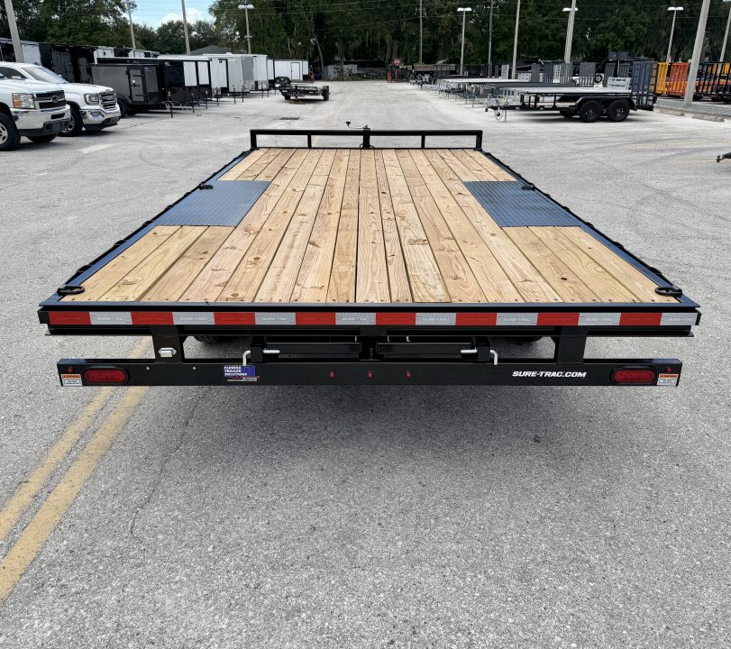 New 2026 Sure-Trac 8.5x16 10k Low Profile Deckover Flatbed Trailer
