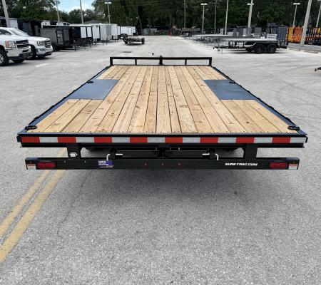 New 2026 Sure-Trac 8.5x16 10k Low Profile Deckover Flatbed Trailer