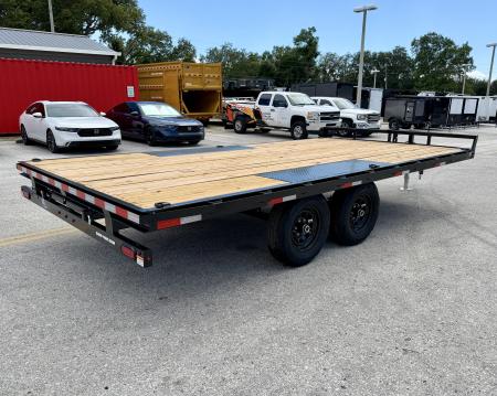 New 2026 Sure-Trac 8.5x16 10k Low Profile Deckover Flatbed Trailer