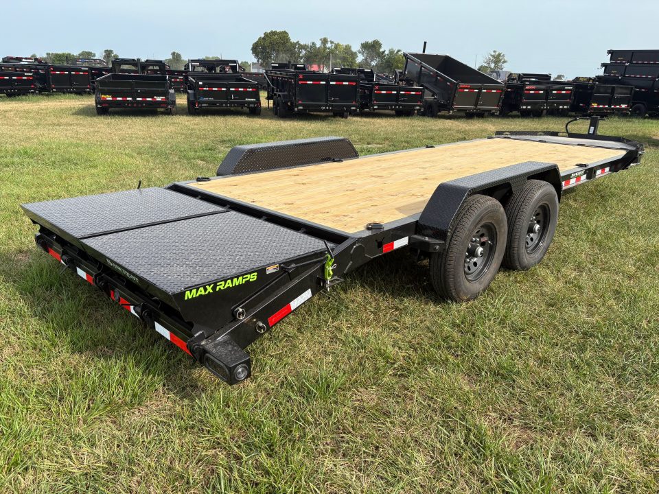 New 2027 Load Trail 83x22 Tandem 14K Equipment Trailer W/ Mini-Max Ramps