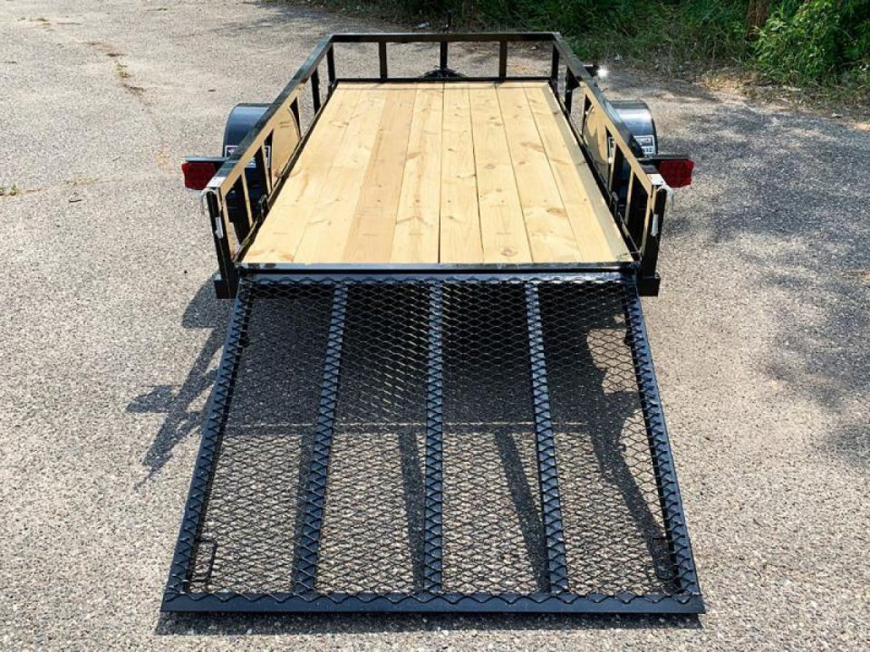 New Top Hat 60" x 10' Steel Utility Trailer w/ Ramp