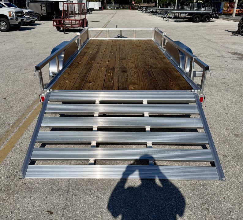New 2026 Sure-Trac 7x16 7K Aluminum Tube Top ATV Trailer