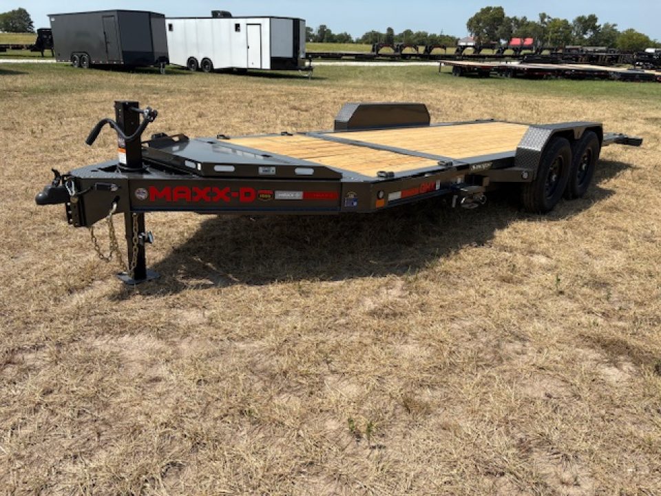 New 2027 MAXX-D 83x20 Tandem 14K Tilt Trailer W/ 4' Stationary Deck