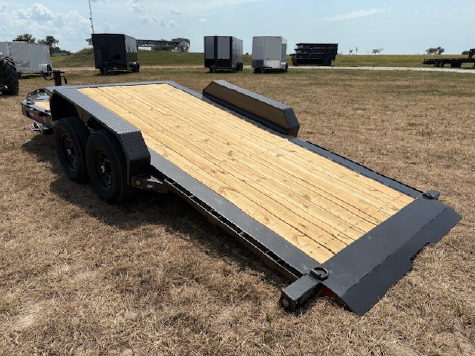 New 2027 MAXX-D 83x20 Tandem 14K Tilt Trailer W/ 4' Stationary Deck