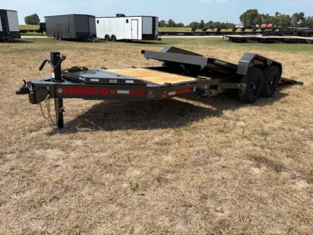 New 2027 MAXX-D 83x20 Tandem 14K Tilt Trailer W/ 4' Stationary Deck