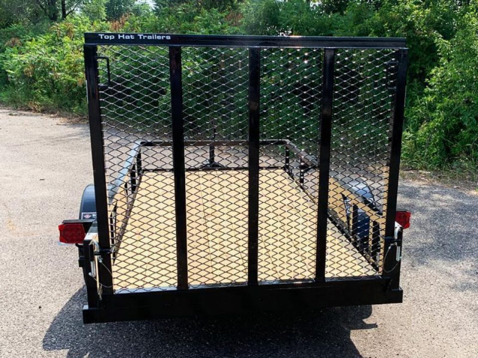 New Top Hat 60" x 10' Steel Utility Trailer w/ Ramp