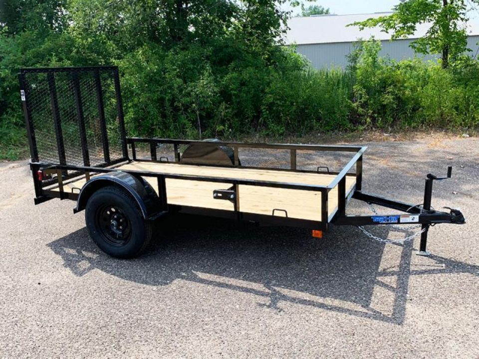 New Top Hat 60" x 10' Steel Utility Trailer w/ Ramp