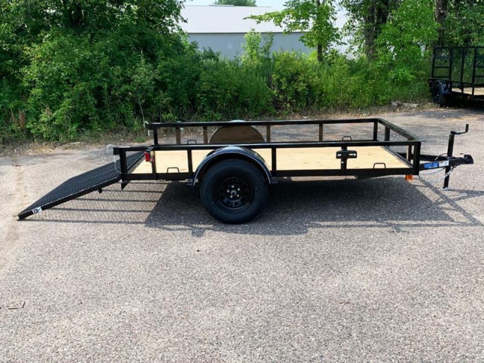 New Top Hat 60" x 10' Steel Utility Trailer w/ Ramp