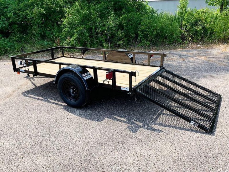 New Top Hat 60" x 10' Steel Utility Trailer w/ Ramp