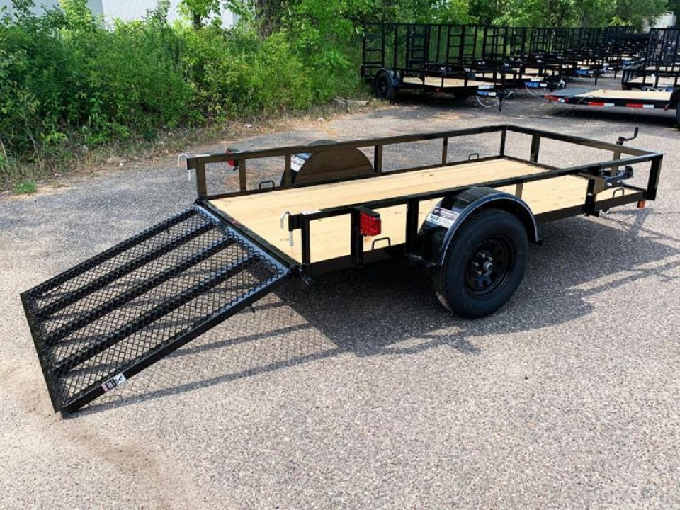 New Top Hat 60" x 10' Steel Utility Trailer w/ Ramp