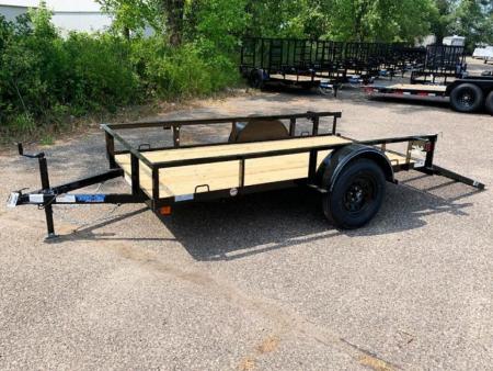 New Top Hat 60" x 10' Steel Utility Trailer w/ Ramp