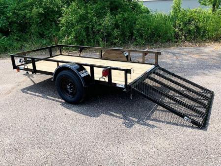 New Top Hat 60" x 10' Steel Utility Trailer w/ Ramp
