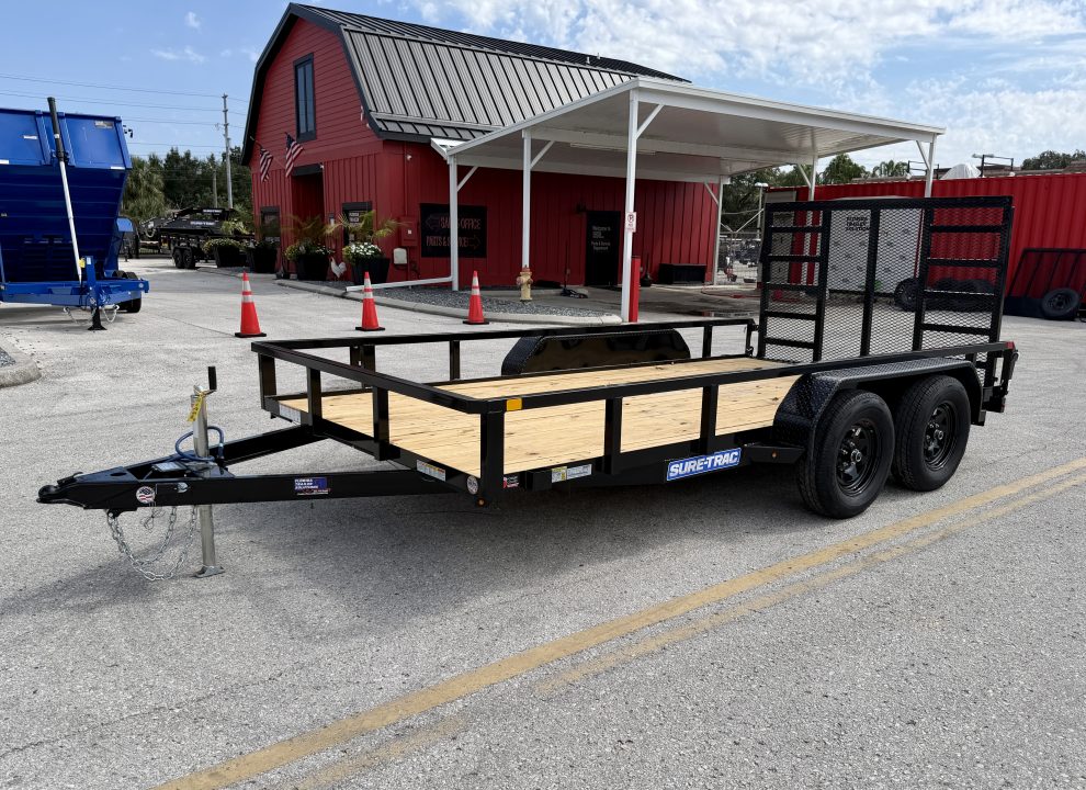 New 2027 Sure-Trac 7x14 7K Tube Top Utility Trailer