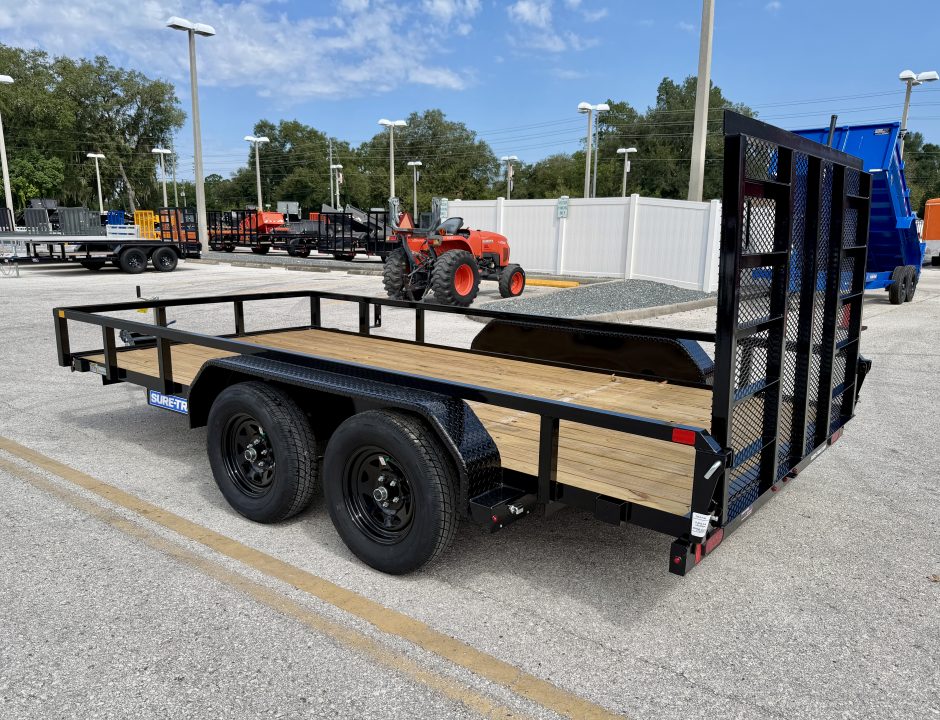 New 2027 Sure-Trac 7x14 7K Tube Top Utility Trailer