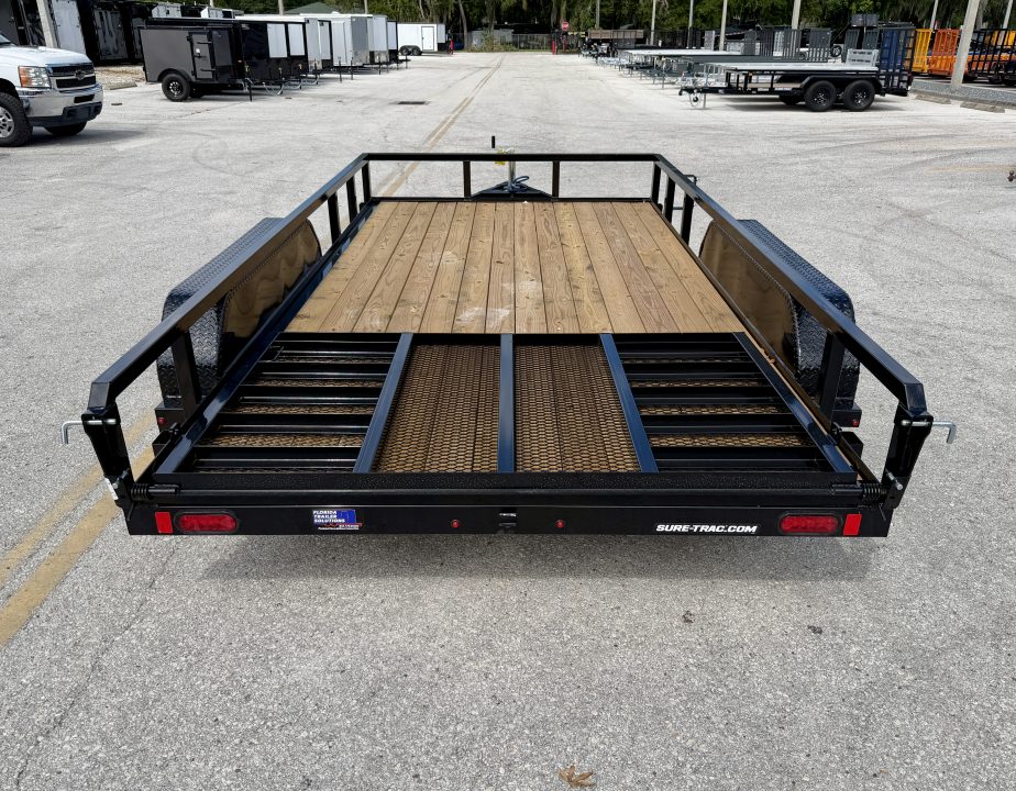 New 2027 Sure-Trac 7x14 7K Tube Top Utility Trailer