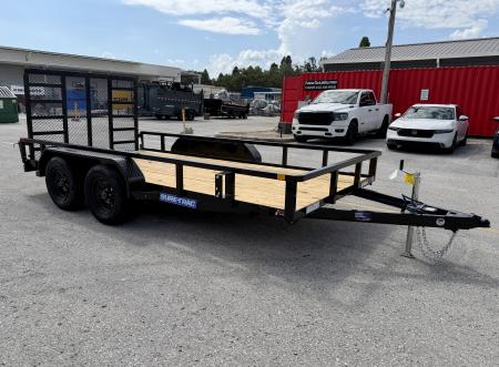New 2027 Sure-Trac 7x14 7K Tube Top Utility Trailer