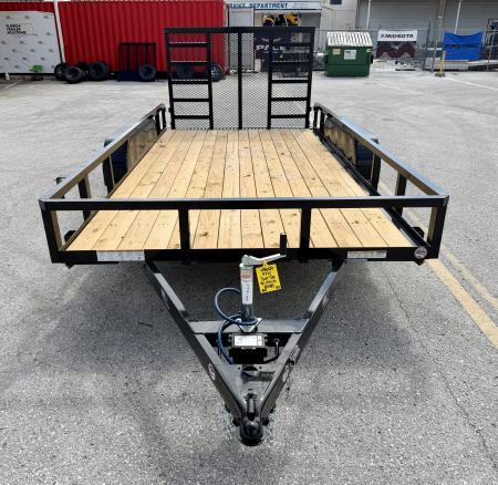 New 2027 Sure-Trac 7x14 7K Tube Top Utility Trailer